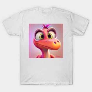 Baby Dinosaur Dino Bambino - Ruby T-Shirt